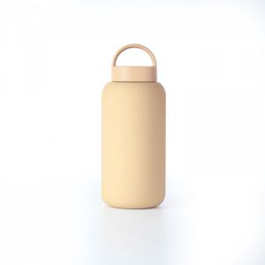 Szklana butelka do monitorowania dziennego nawodnienia Day Bottle / Sand /BINKMADE 