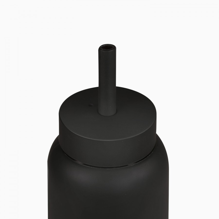Silikonowa nasadka z rurką do butelek Bink / BLACK MINI  / Binkmade 